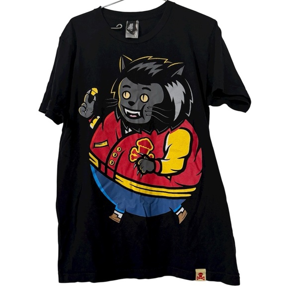 Johnny Cupcakes Michael Jackson Thriller Wolf Tee M Rare HTF Halloween Big Kid - Picture 1 of 16